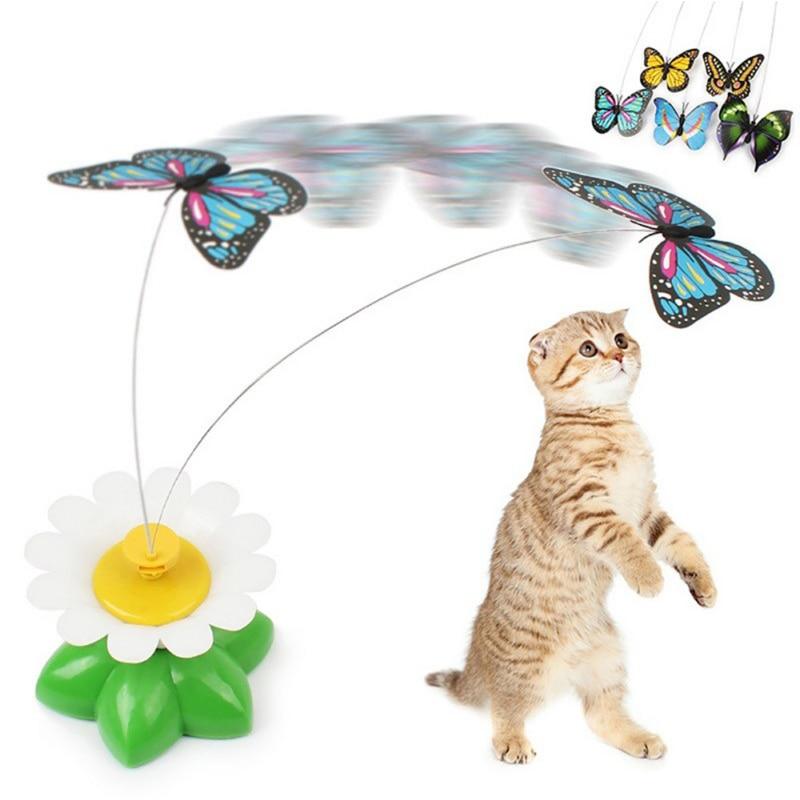 Papillon volant  - jouet interactif pour chat