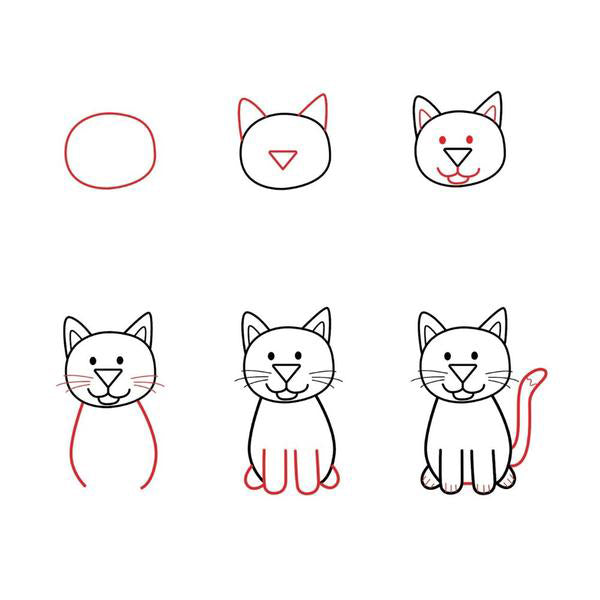 Comment dessiner un chat facilement ?