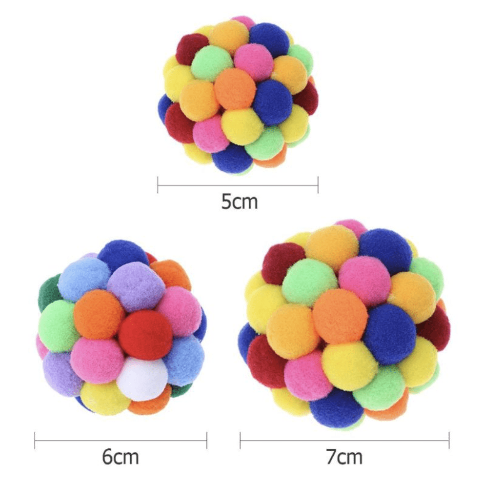Boule multicolore pour Chats