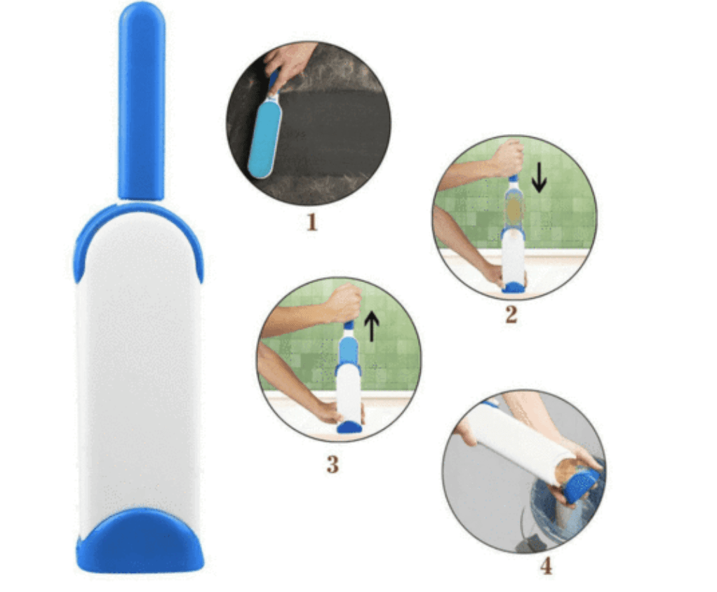 Brosse anti-poils pour chien de chat, brosse d'épilation, brosse  anti-épilation, brosse anti-épileuse magique réutilisable, rouleau à poils d 'animaux de compagnie, épilateur (vêtements / canapé / voiture / lit /  tapis)