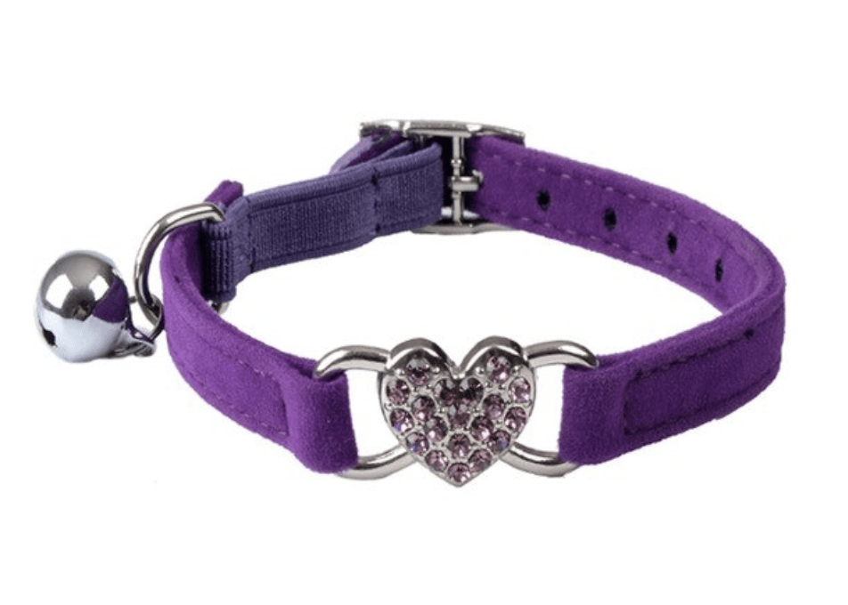 Collier &quot;Petit Coeur&quot; anti-étranglement pour Chats