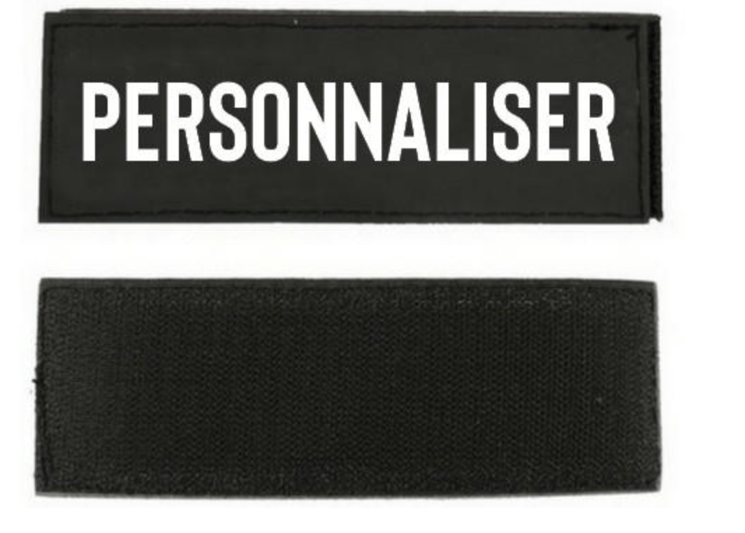 2 étiquettes personnalisées pour Harnais type &quot;Juluis k9&quot;