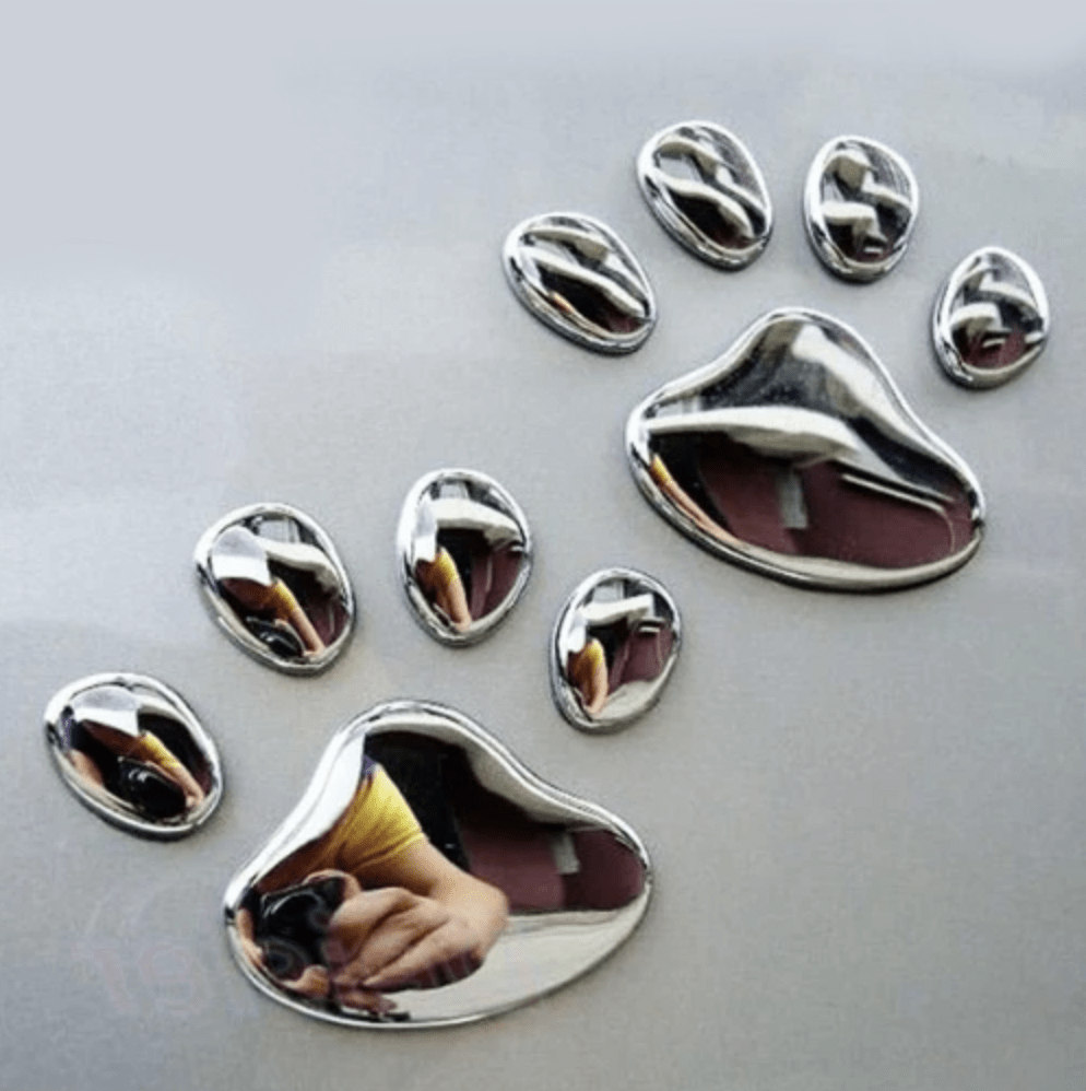 40 stickers autocollant empreinte TRACES PATTES DE CHAT deco voiture ipad  frigo