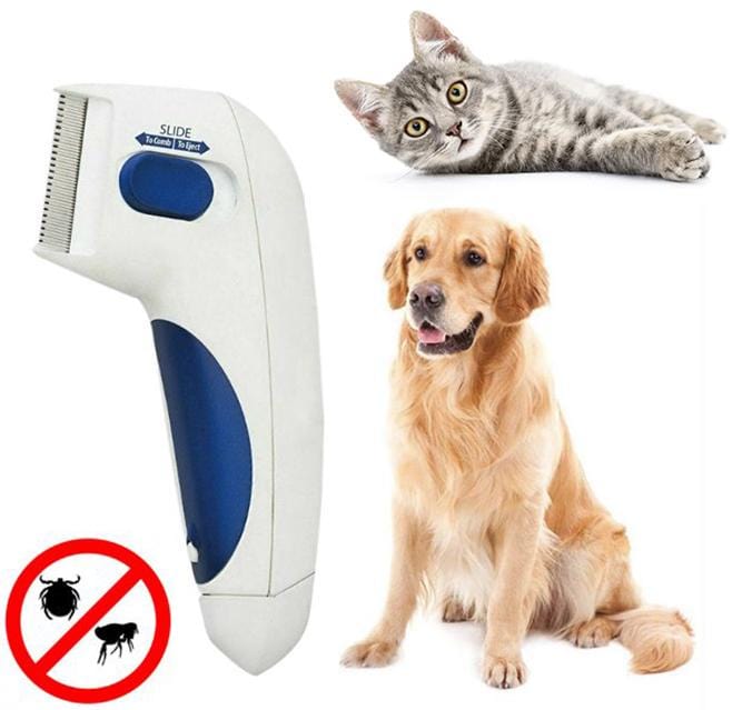 Peigne Électrique Anti-Puces pour chiens et chats