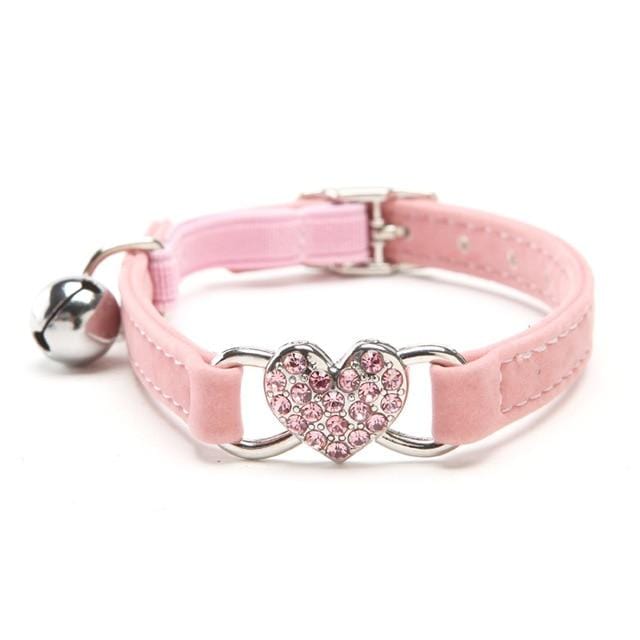 Collier &quot;Petit Coeur&quot; anti-étranglement pour Chats