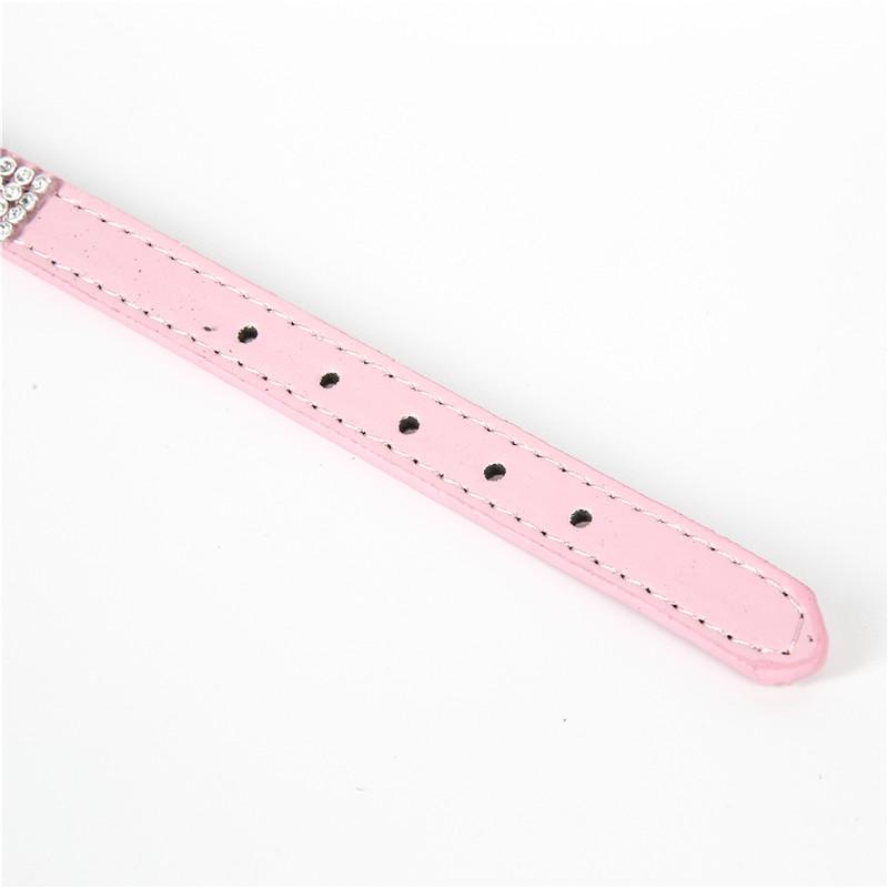 Colliers en cuir avec diamants Pour Chiens