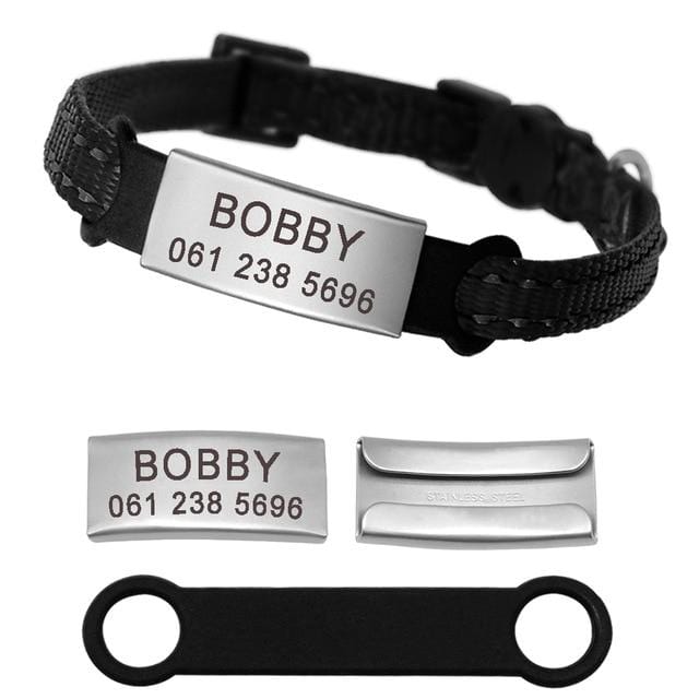 Collier Chat Élastique Personnalisé