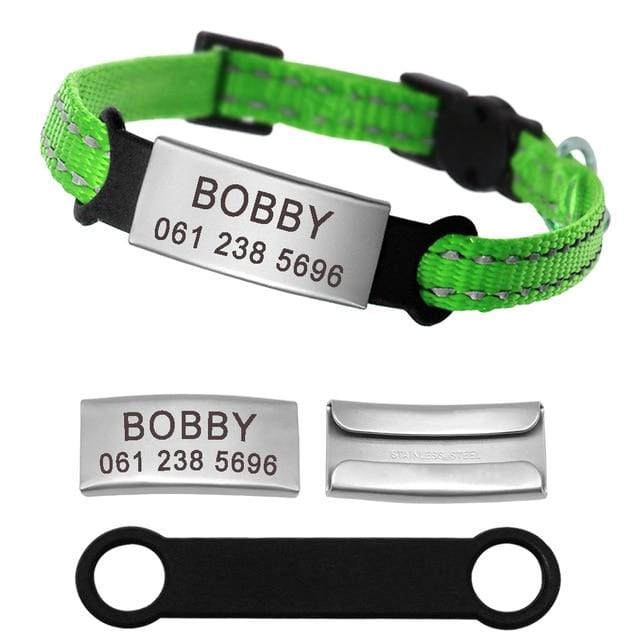 Collier Chat Élastique Personnalisé